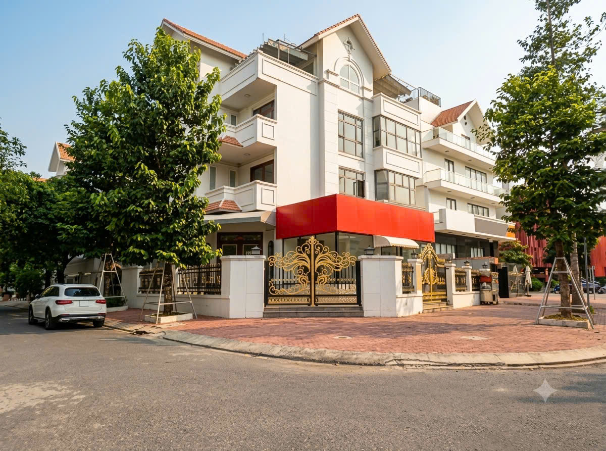 CHO THUÊ VILLA GÓC 2MT : 57 HOÀNG TRỌNG MẬU & ĐƯỜNG 12, QUẬN 7. GIÁ THUÊ : 160 TRIỆU/THÁNG