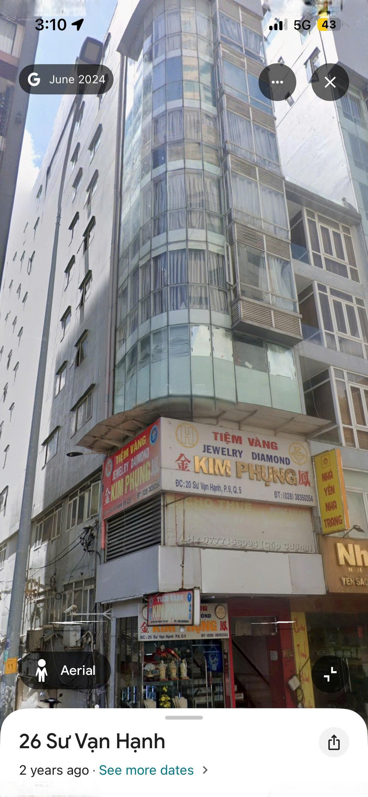 CHO THUÊ TÒA NHÀ : 20 SƯ VẠN HẠNH, PHƯỜNG 9, QUẬN 5. GIÁ THUÊ : 220 TRIỆU/THÁNG