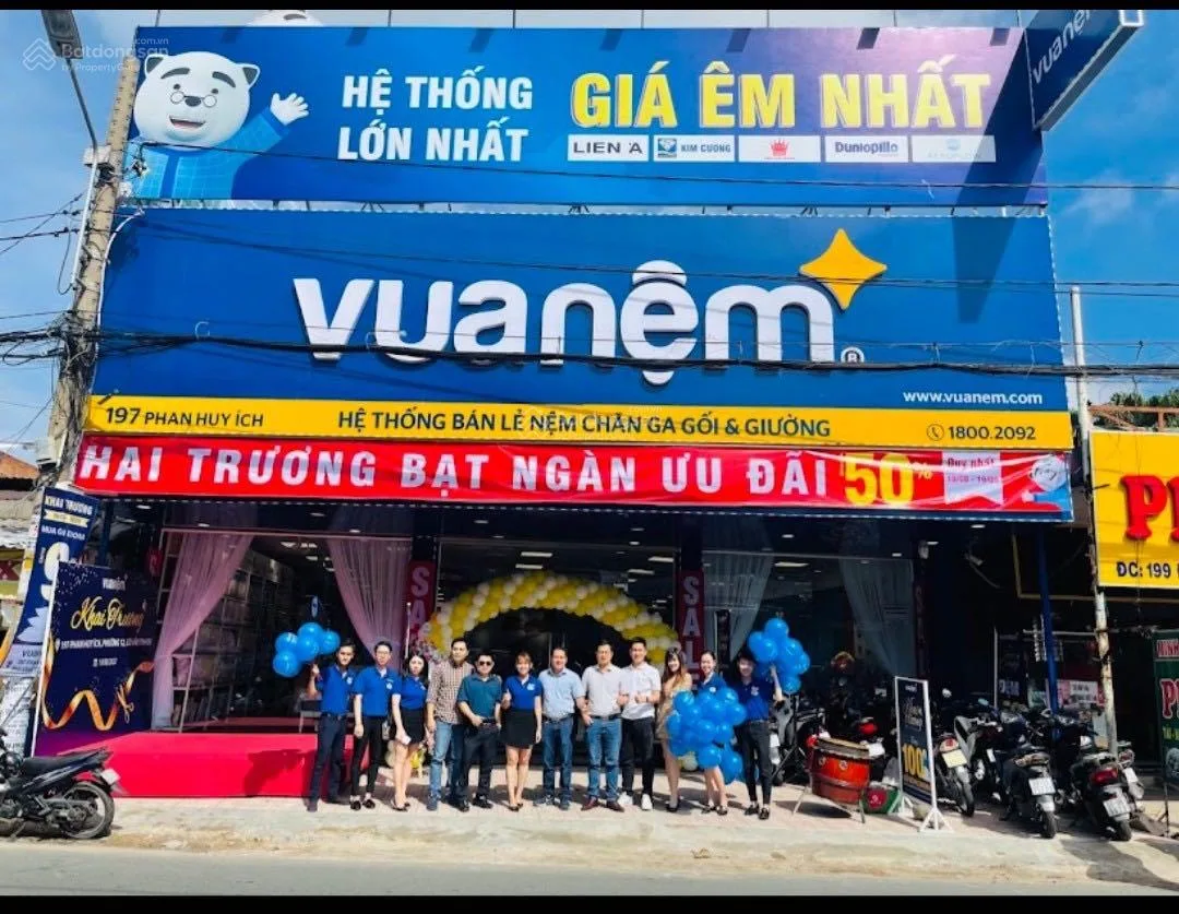 Cho thuê nhà mặt tiền 197 Phan Huy Ích, Phường 14, Quận Gò Vấp, TPHCM. Giá 100 Triệu