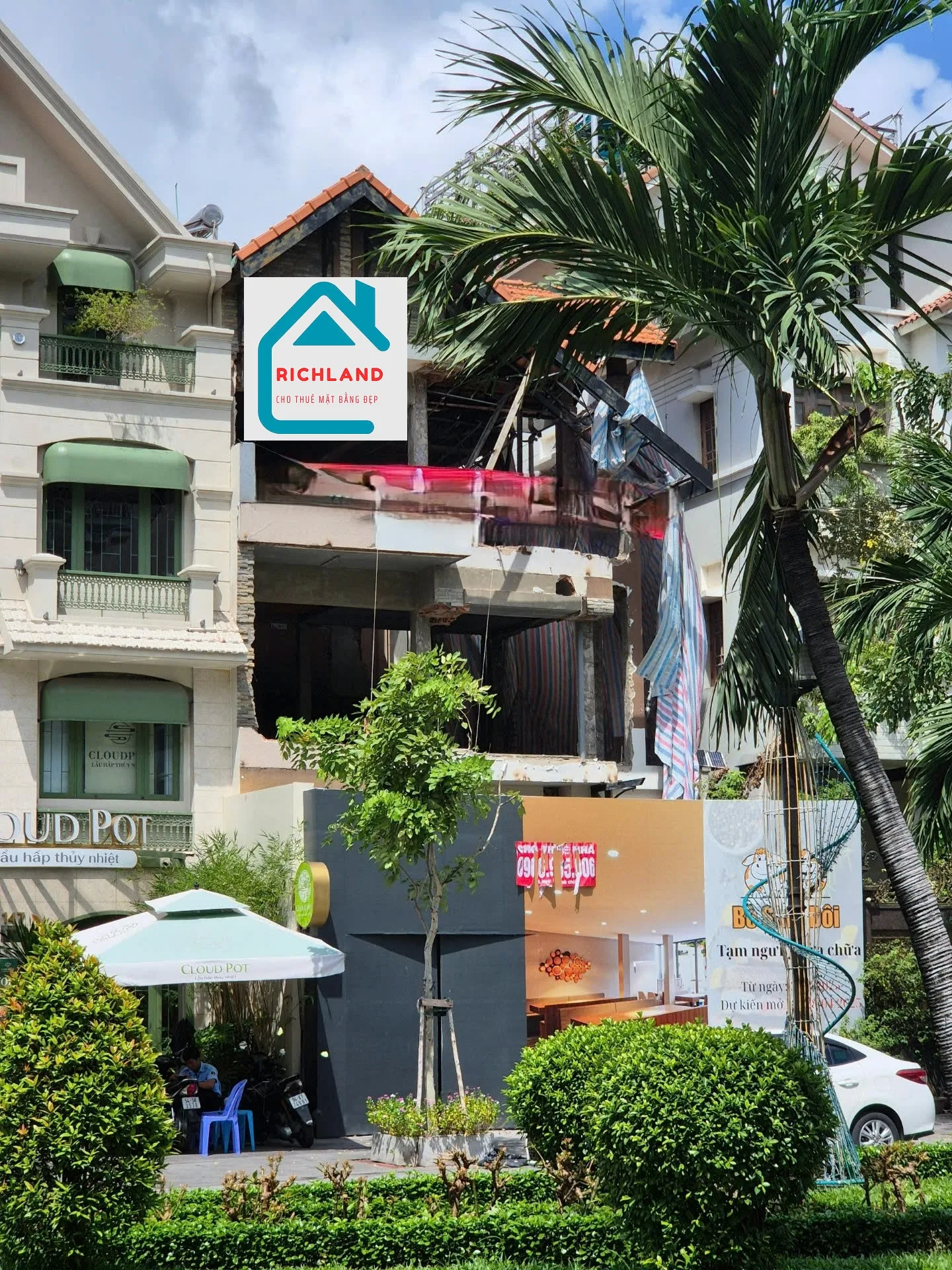 Cho thuê nhà mặt tiền 149 Phan Xích Long, P.2, Q.Phú Nhuận. Giá 180 Triệu