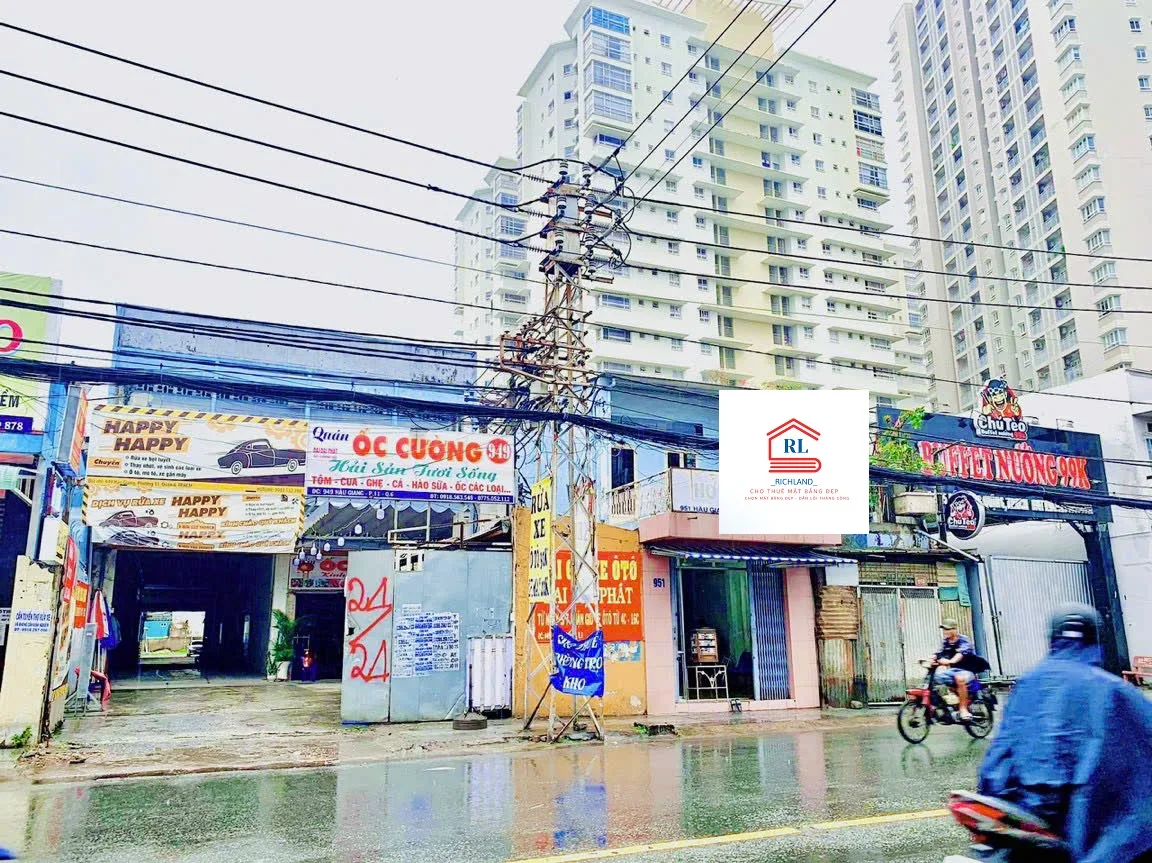 Cho thuê Nhà Mặt Tiền 947 - 949 Hậu Giang, Phường 11, Quận 6, TPHCM. Giá 350 Triệu