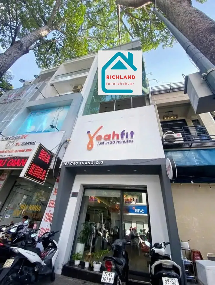Cho thuê nhà mặt tiền số 101 đường Cao Thắng, phường 3, Quận 3