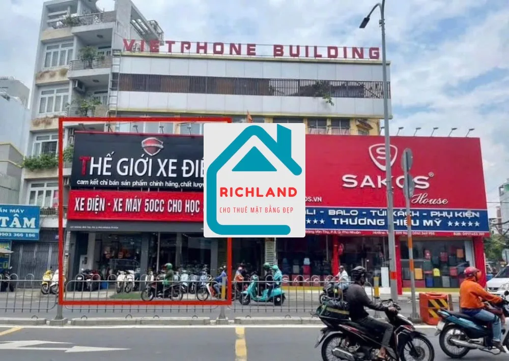 Cho thuê mặt bằng mặt tiền: 127 Hoàng Văn Thụ, Phường 8, Quận Phú Nhuận, Hồ Chí Minh