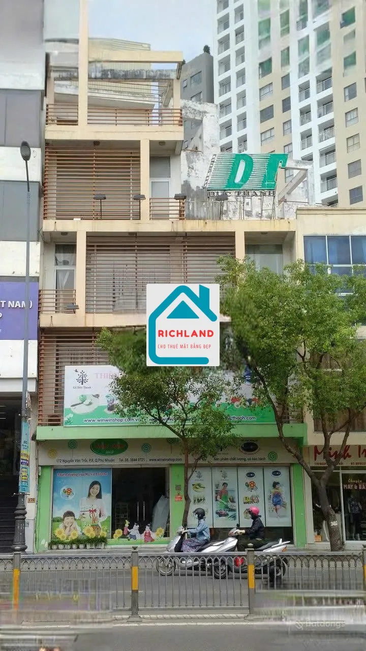 Cho Thuê Nhà Mặt Tiền: 172 Nguyễn Văn Trỗi, Phường 8, Quận Phú Nhuận, TPHCM.