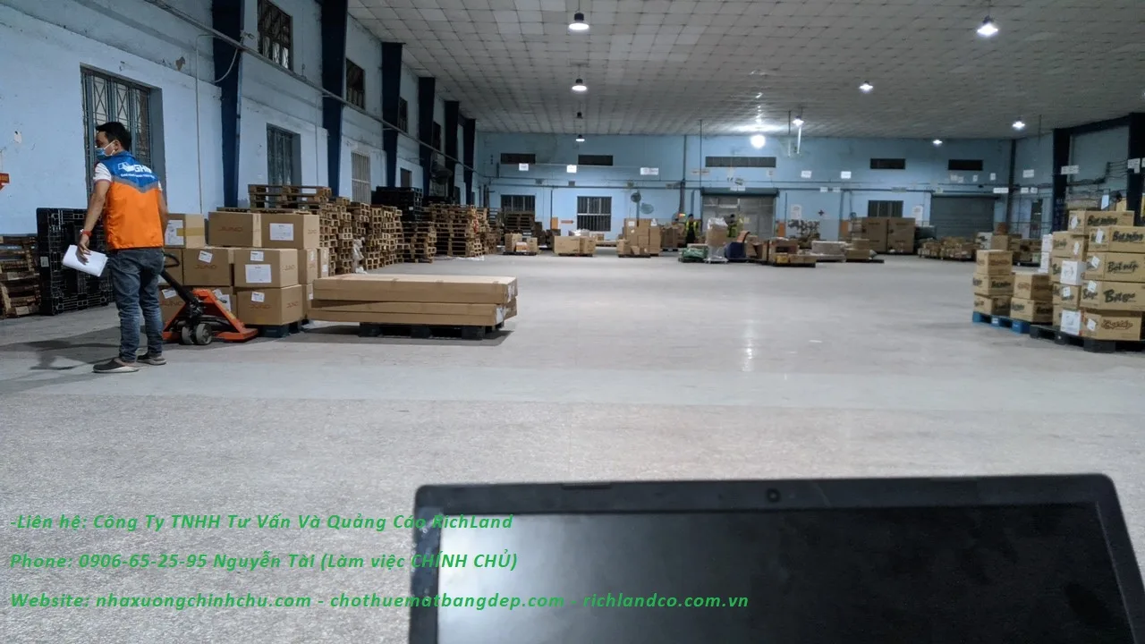 Cho thuê nhà xưởng địa chỉ 170 Quốc lộ 1A, P.Tân Thới Nhất, Quận 12, TPHCM_ Giá 1.4 tỷ