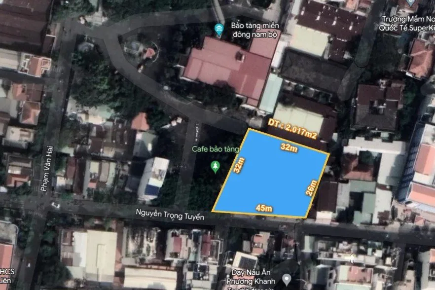 Cho thuê toà nhà Mặt Tiền 326A Nguyễn trọng tuyển,P1, Tân Bình_DT:45x45(Tổng DT: 2.017m2)
