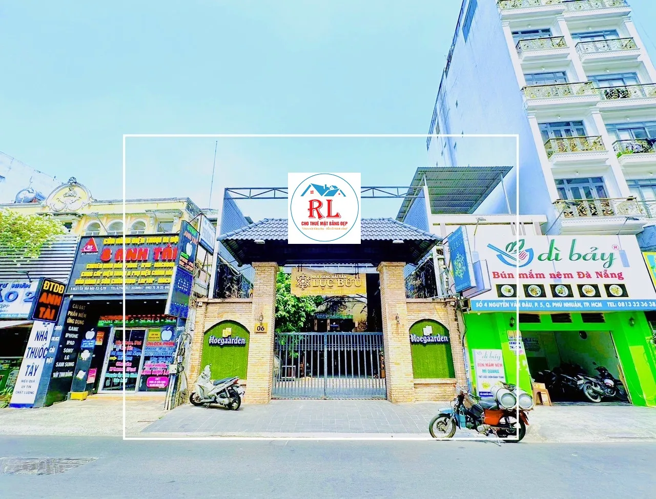 Cho Thuê Nhà Mặt Tiền 06 Nguyễn Văn Đậu, P.5, Q.Phú Nhuận, TPHCM. Giá 7.000 usd/tháng