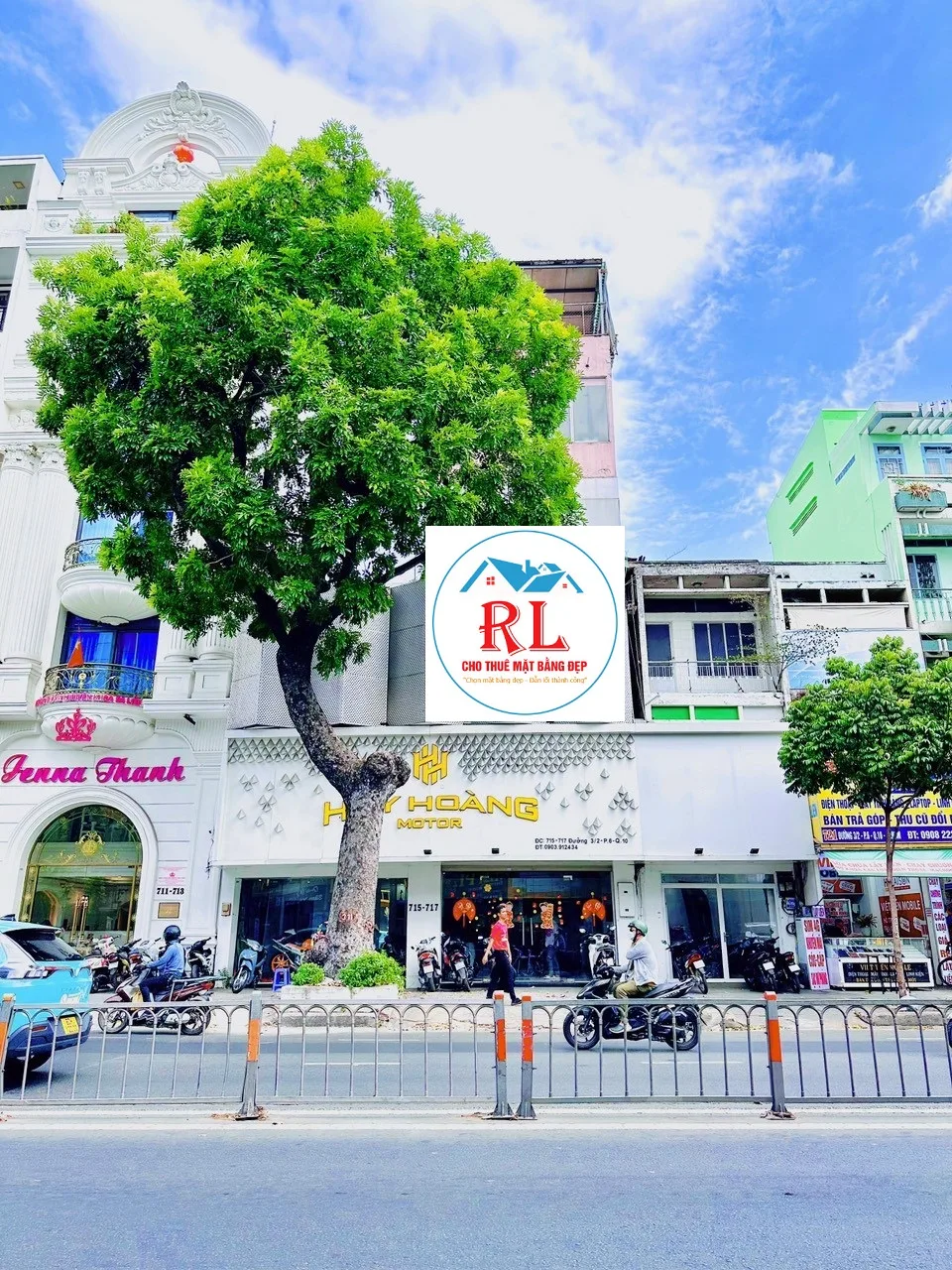 Cho Thuê Nhà Mặt Tiền 715 - 717 - 719 Đường 3/2, Phường 06, Quận 10, TPHCM. Giá 150 Triệu/tháng
