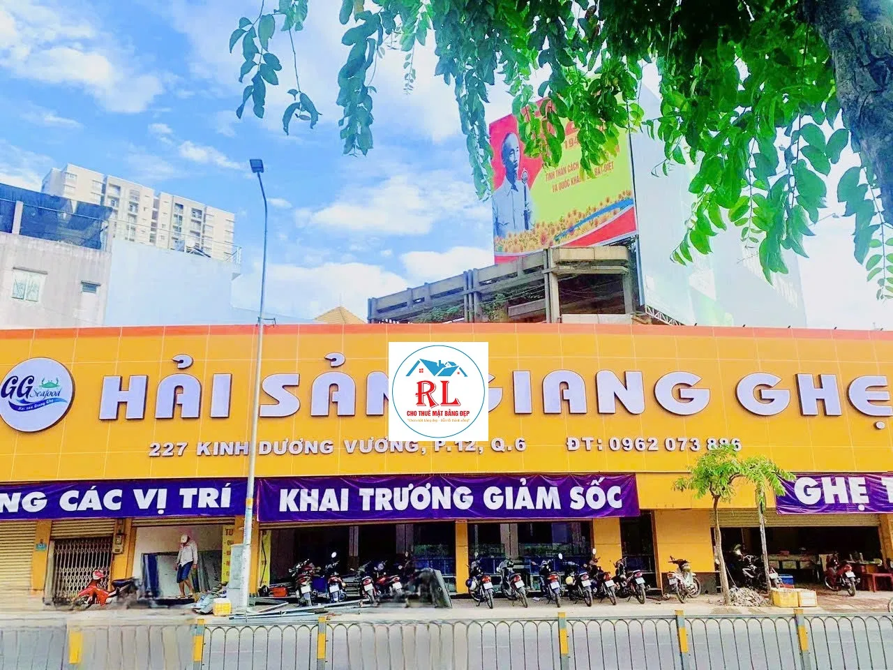 Cho Thuê Nhà Mặt Tiền 227 Kinh Dương Vương, Phường 12, Quận 6, TPHCM. Giá 8.500$ / tháng