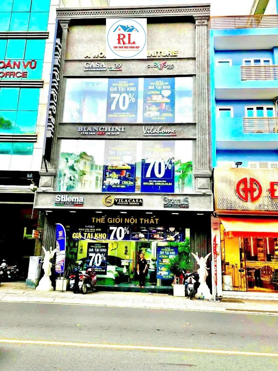 Cho Thuê Nhà Mặt Tiền 225Bis - 227 Hai Bà Trưng, Phường 6, Quận 3. Giá 250 Triệu