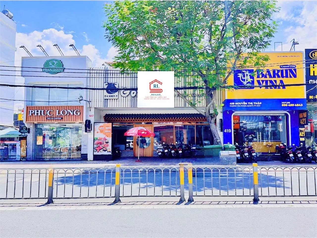 Cho Thuê Nhà Mặt Tiền 417 Nguyễn Thị Thập, Phường Tân Phong, Quận 7, TPHCM. Giá 150 Triệu