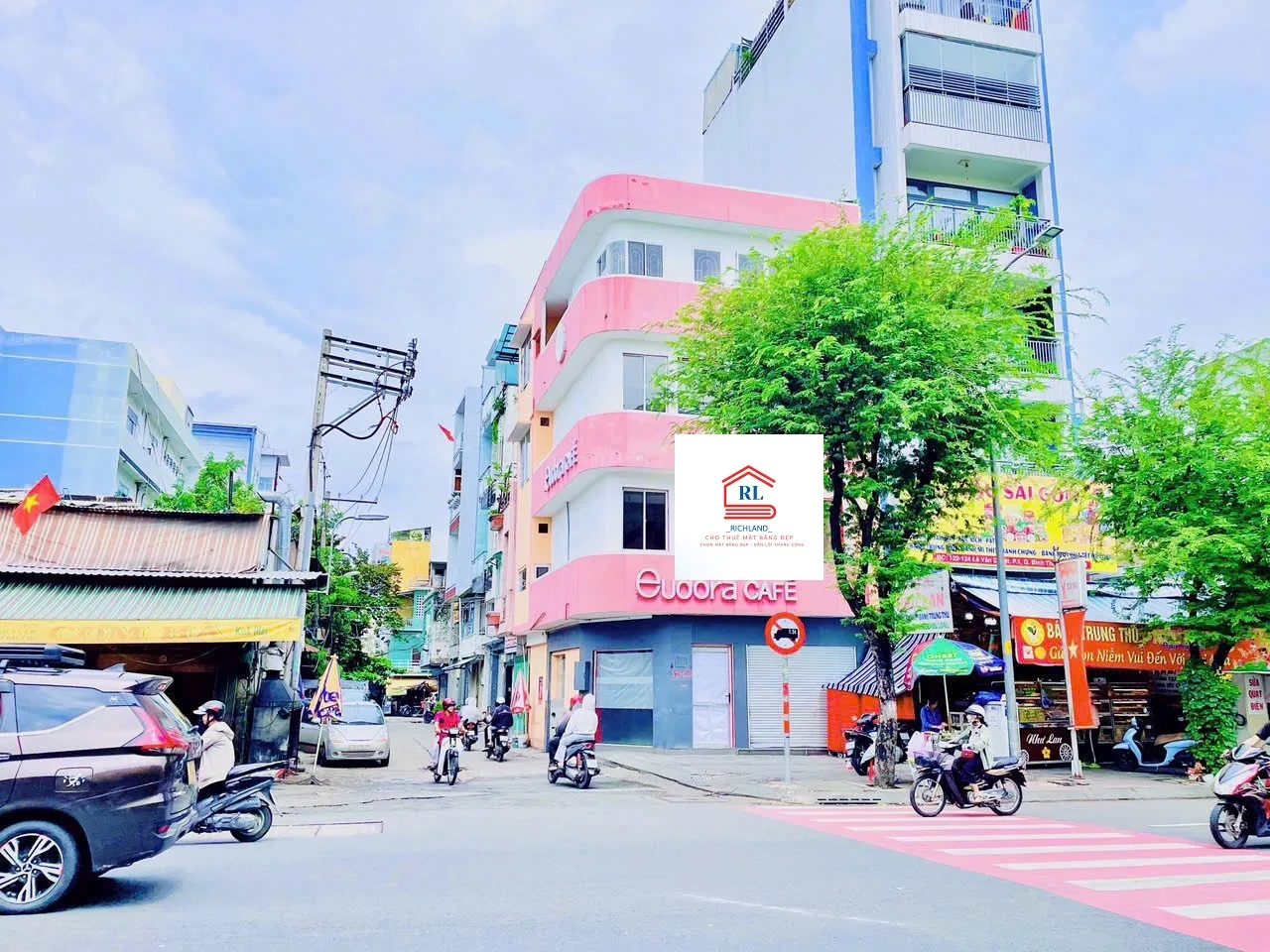 Cho Thuê Nhà GÓC 2MT_ 126-128 Lê Văn Duyệt, P.1, Q.Bình Thạnh, TPHCM. Giá 100 Triệu