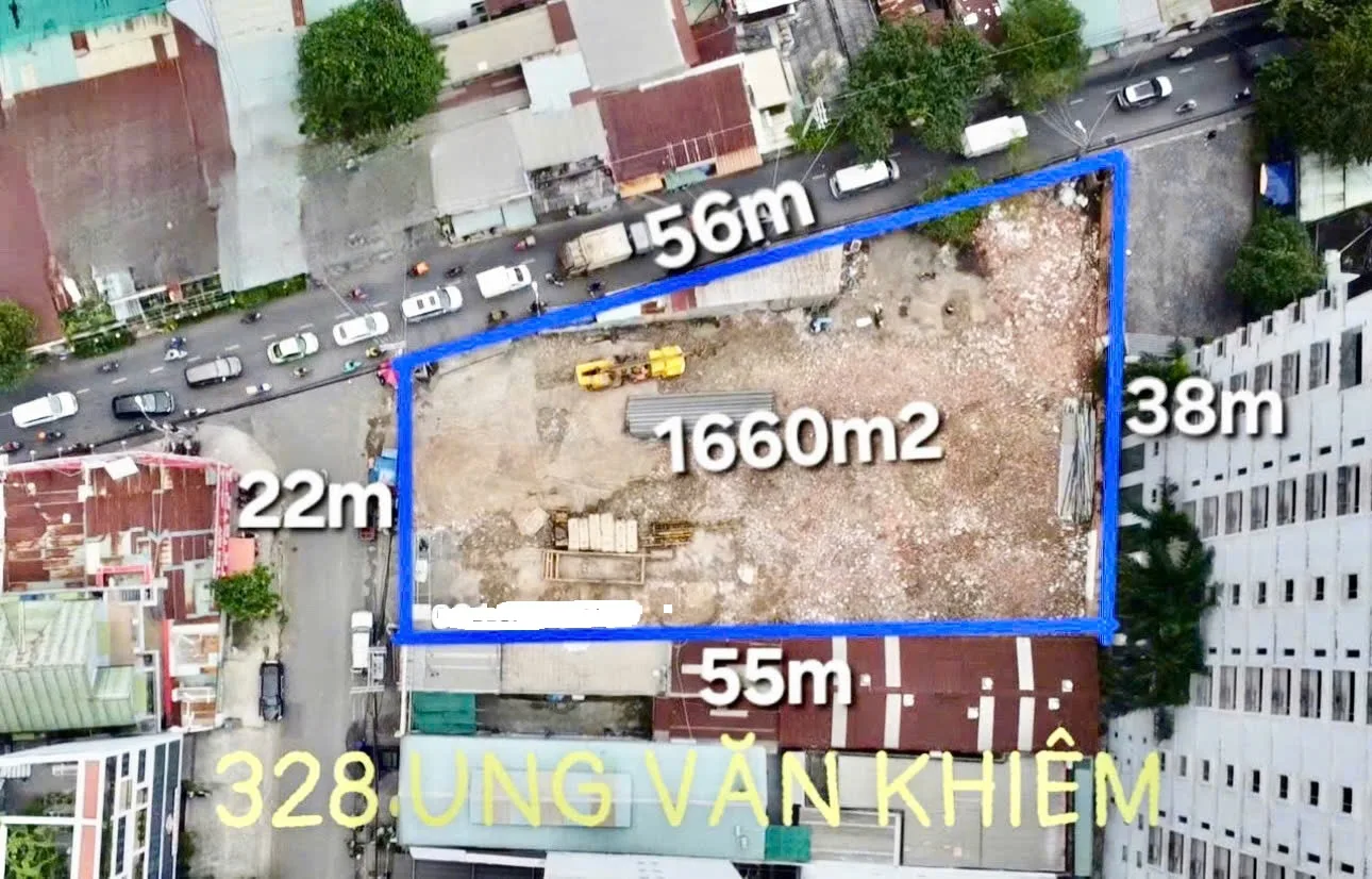 Cho Thuê Nhà GÓC 2MT: 328 Ung Văn Khiêm + Tân Cảng, Phường 25, Quận Bình Thạnh. Giá 600 Triệu