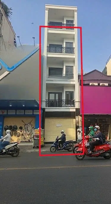 Cho thuê nhà mặt tiền đường địa chỉ 399 Hai Bà Trưng, Phường Võ Thị Sáu, Q 3, TP HCM. Giá 100 Triệu