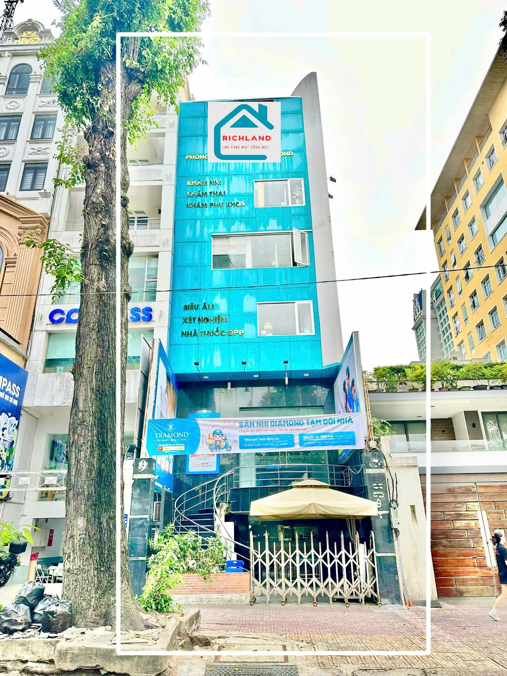 Cho thuê nhà 9 Trần Quốc Thảo, Quận 3 (Khu Tài chính Văn Phòng). Giá 170 Triệu