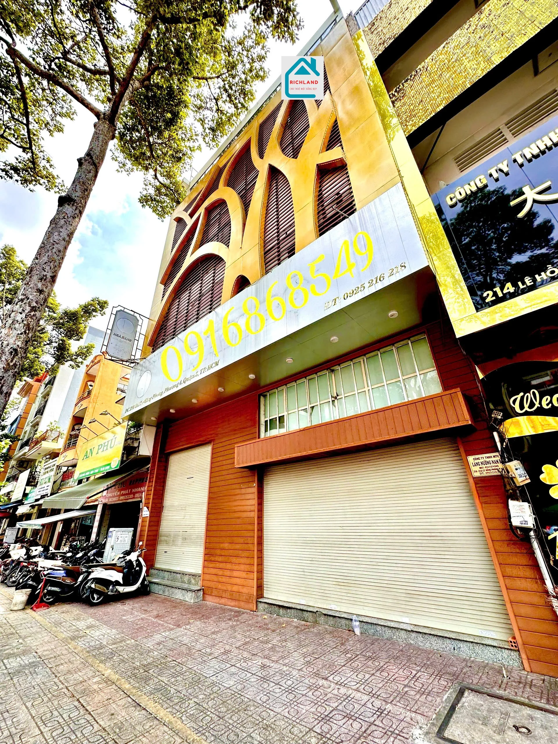 Cho thuê nhà 216-218 Lê Hồng Phong, Quận 5. Giá 200 Triệu