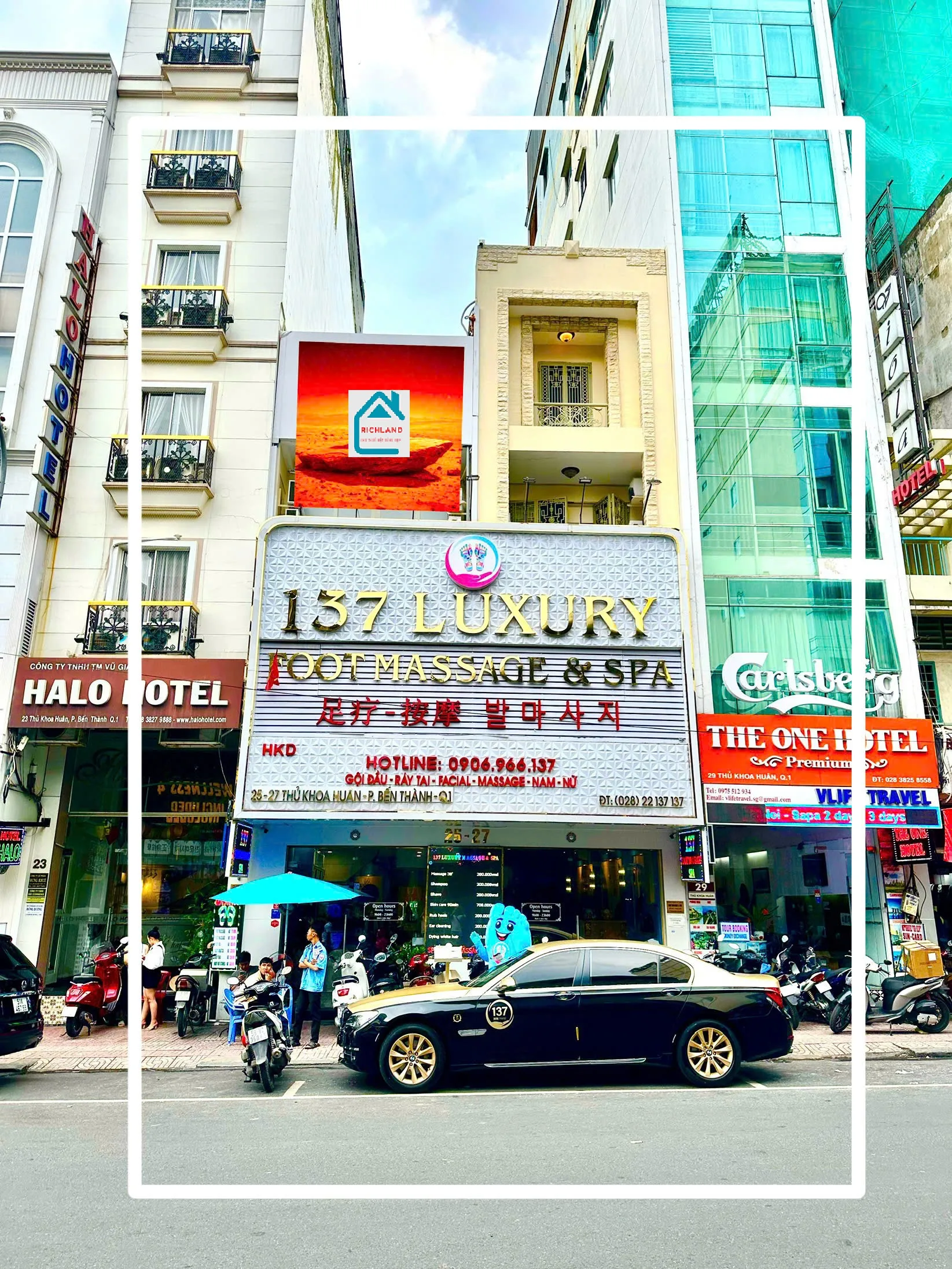 Cho thuê nhà 25-27 Thủ Khoa Huân, P. Bến Thành, Quận 1. Giá 18.000$/tháng