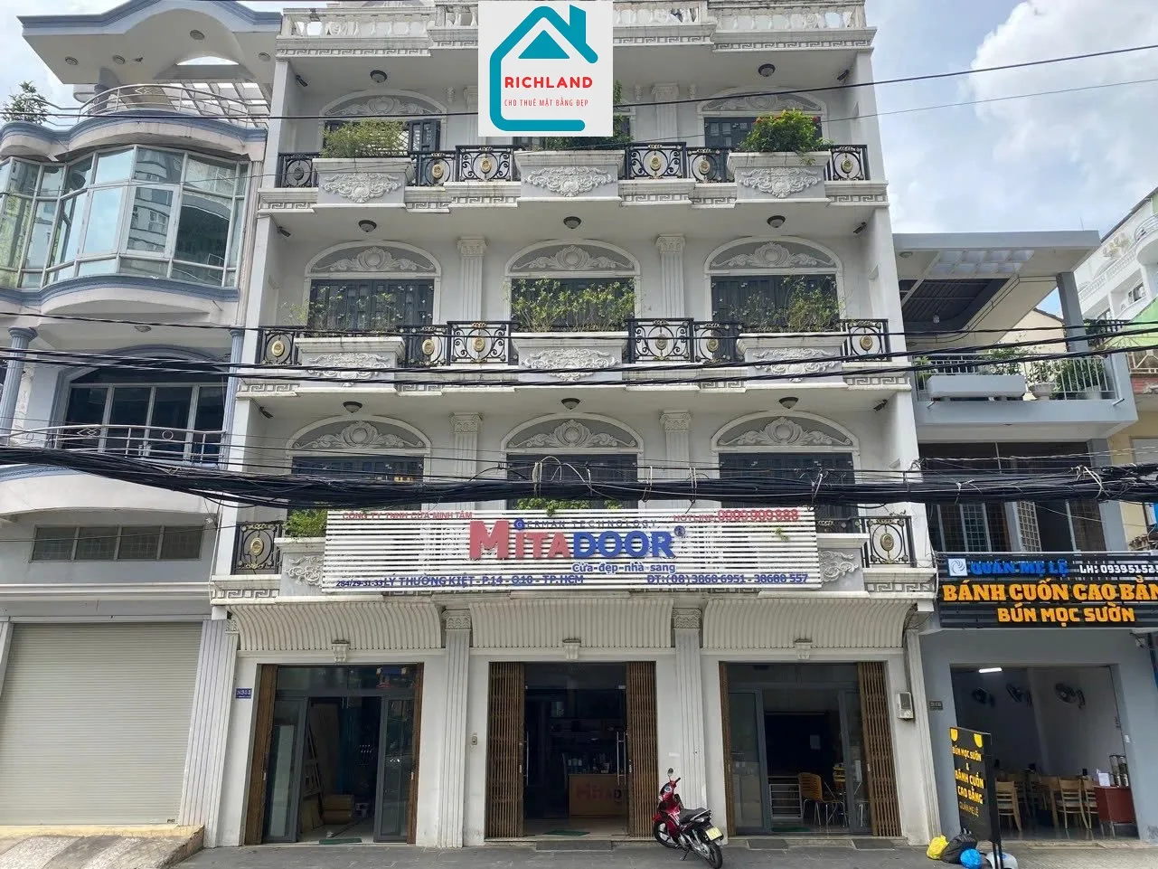 Cho thuê nhà 284/29-31-33 lý Thường Kiệt p.14 Q.10_Giá 120 Triệu