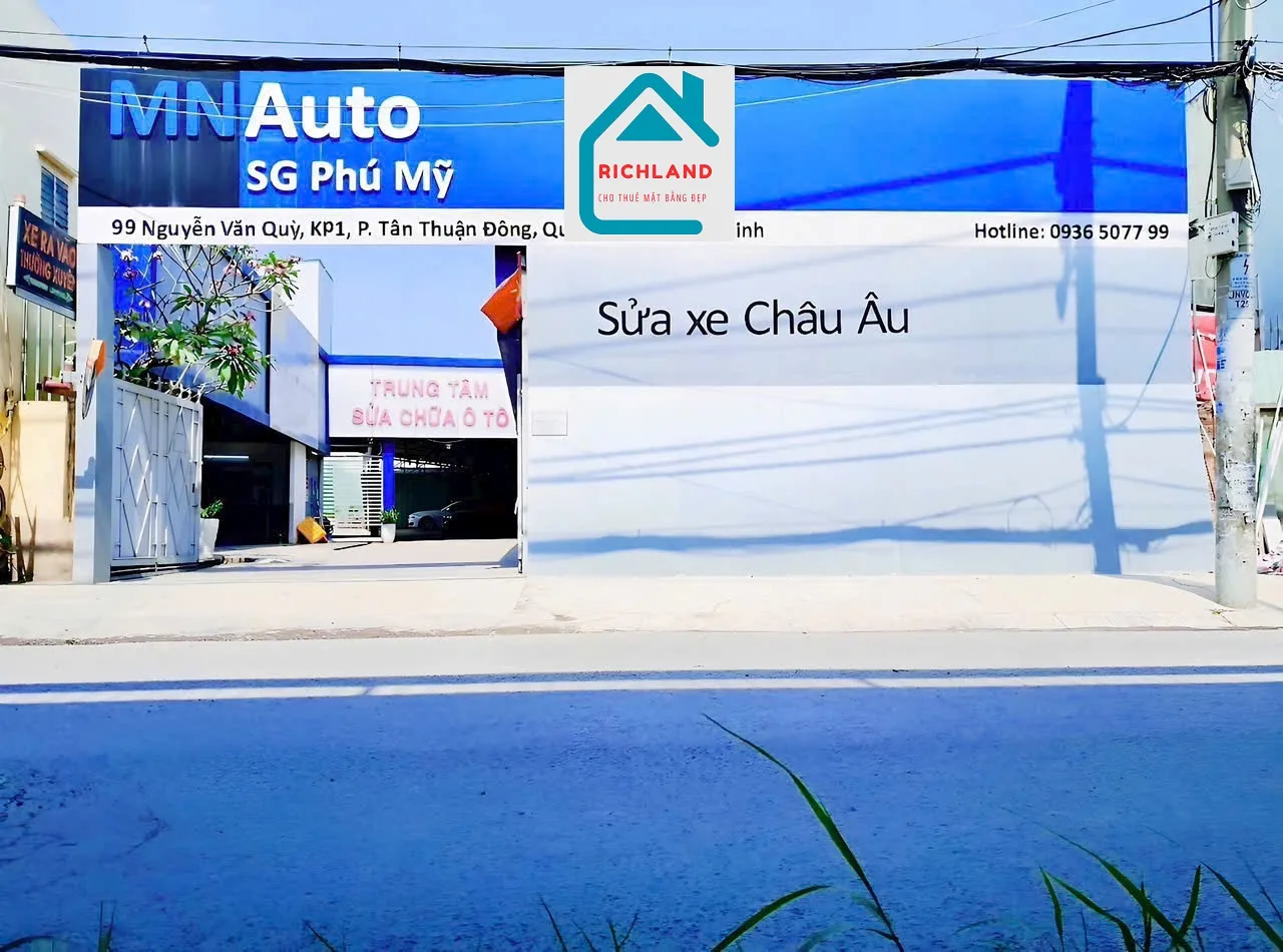 Cho Thuê Nhà: 99 Nguyễn Văn Quỳ, Phường Tân Thuận Đông, Quận 7. Giá 150 Triệu