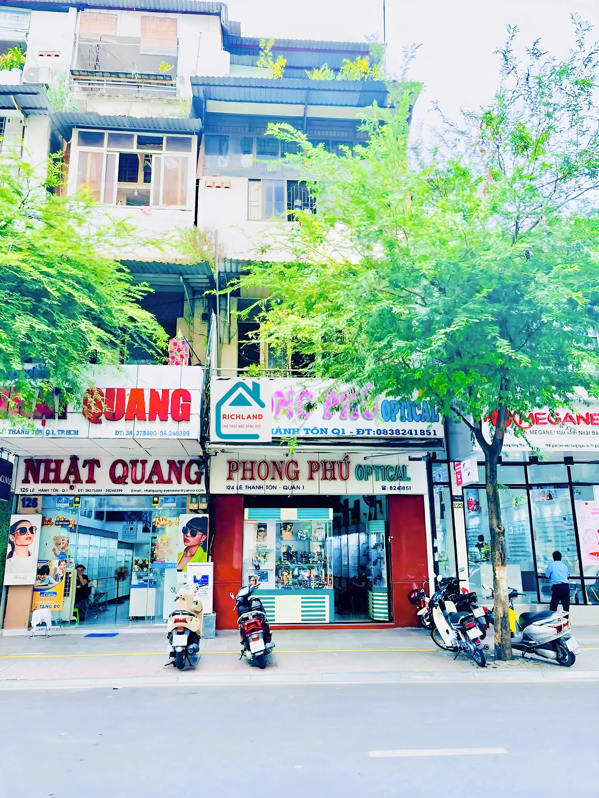 Cho Thuê Nhà: 124 Lê Thánh Tôn, Phường Bến Thành, Quận 1. Giá 7.000$
