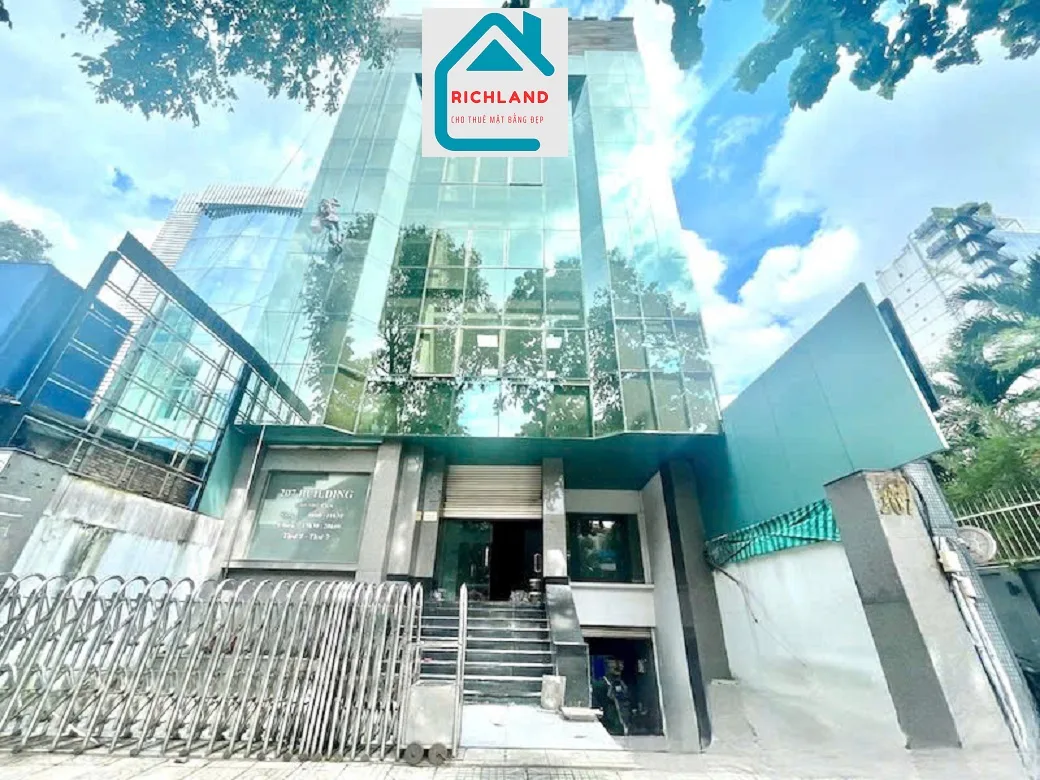 Cho thuê tòa nhà mặt tiền số 207 Điện Biên Phủ, Quận 3, DT: 14x25m, 1 hầm 7 lầu. Giá 250 Triệu