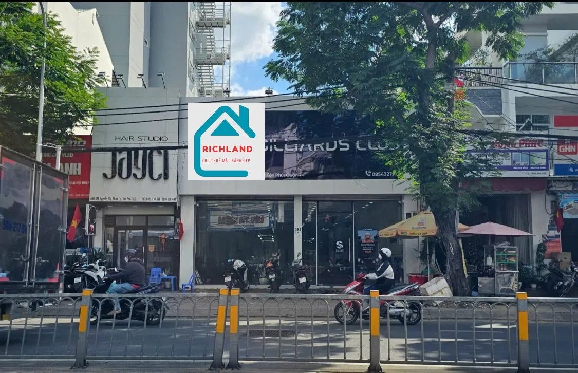 Cho thuê Nhà Mặt Tiền 181-183 Nguyễn Thị Thập, Quận 7. Giá 95 triệu