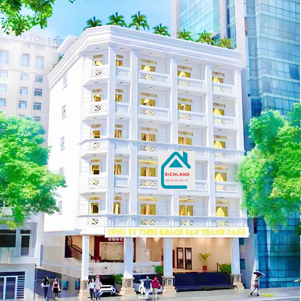 Cho Thuê Khách Sạn: 104-106-108-110 Châu Văn Liêm, Phường 11, Quận 5, TPHCM. Giá 650 Triệu