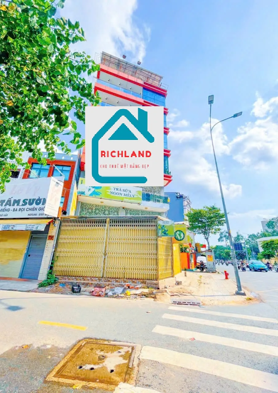 Cho Thuê Toà Nhà GÓC 2MT: Lê Lai + Nguyễn Thái Sơn, Phường 03, Quận Gò Vấp, TPHCM. Giá 120 Triệu