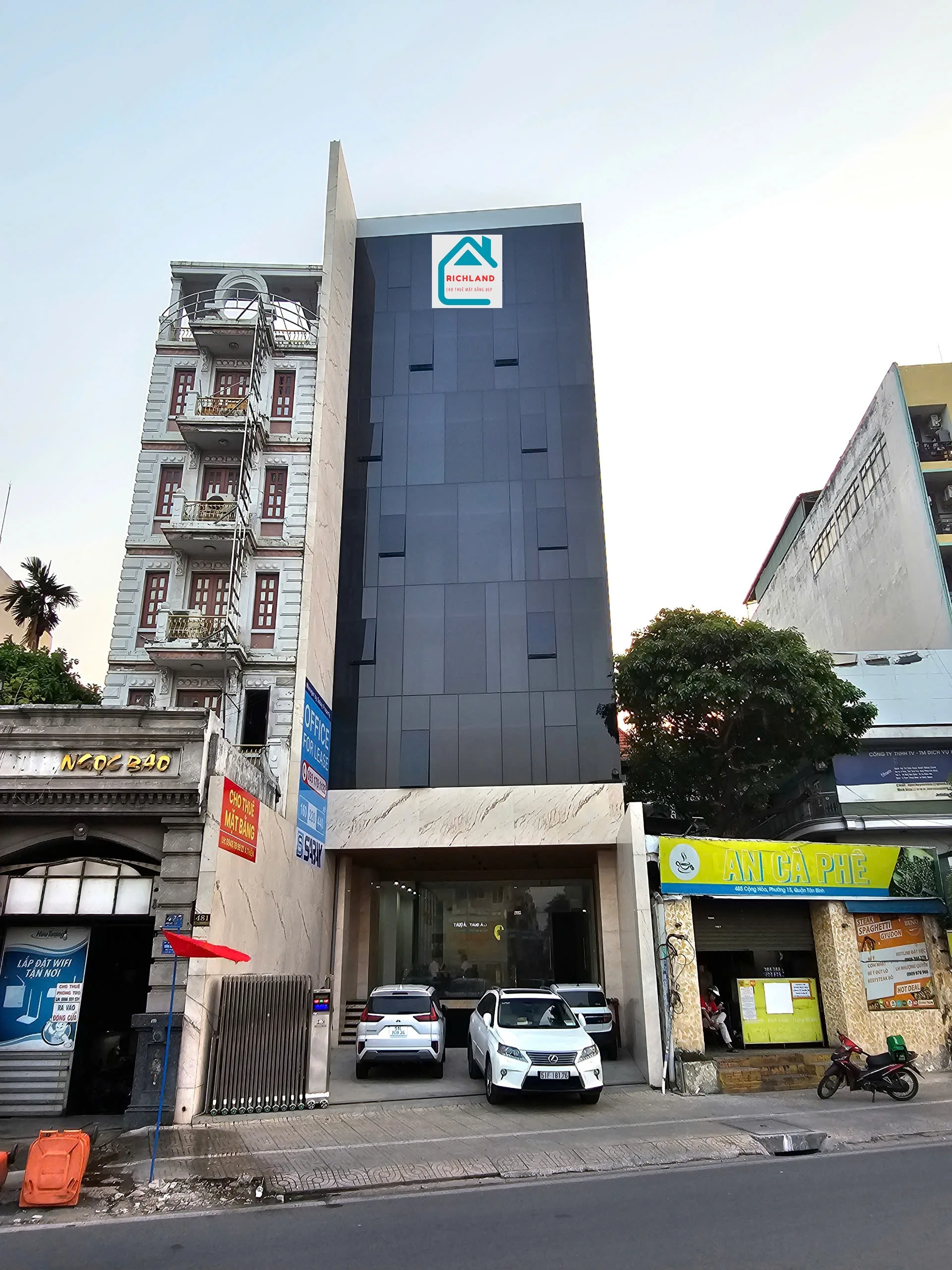 Cho thuê nhà 481 Cộng hoà, P.15 Q.Tân Bình. Giá 420 Triệu