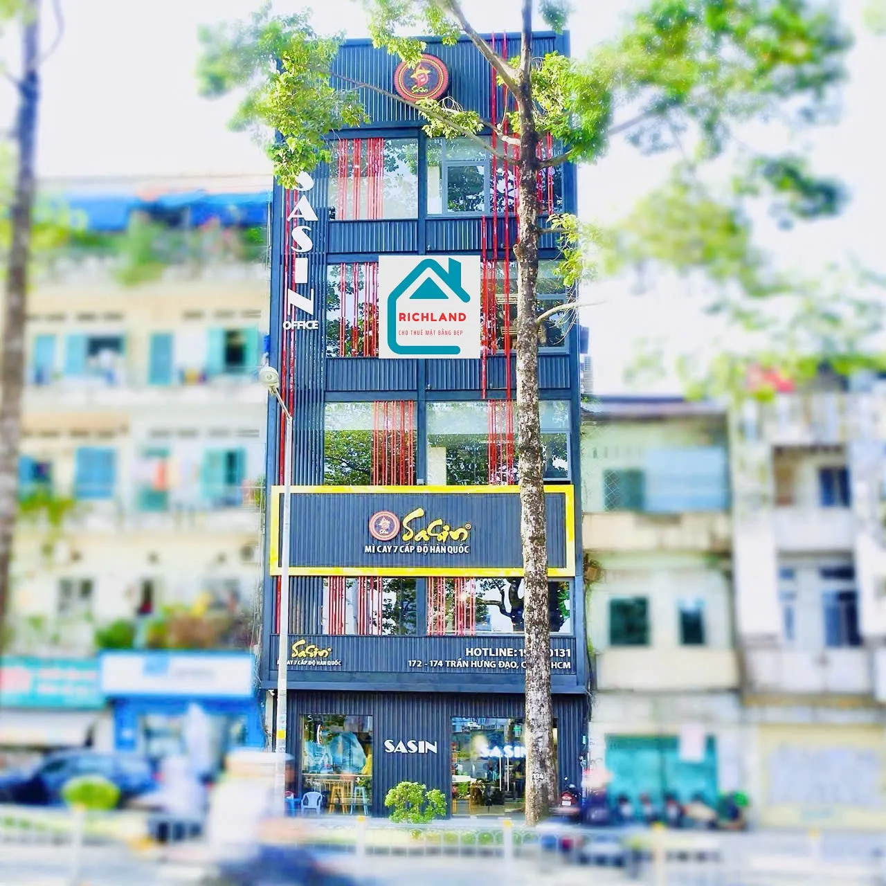 Cho Thuê Nhà Mặt Tiền: 172-174 Trần Hưng Đạo, Phường Nguyễn Cư Trinh, Quận 1, TPHCM. Giá 450 Triệu