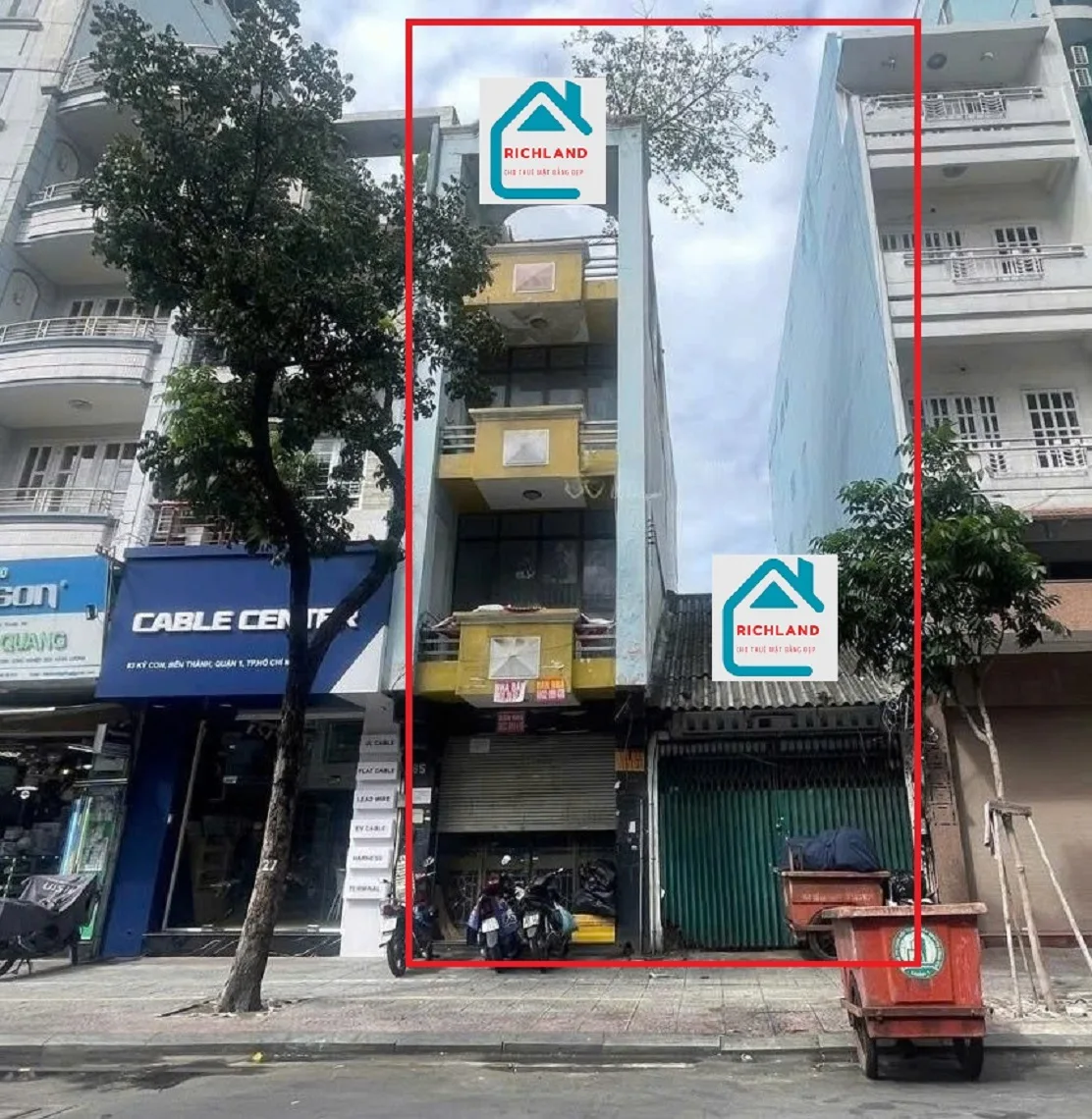 Cho thuê nhà mặt tiền 85-87 Ký Con P.Nguyễn Thái Bình, Quận 1. Giá 120 Triệu