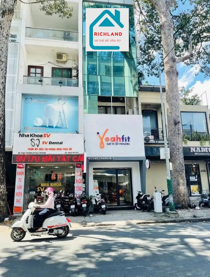 Cho thuê nhà mặt tiền số 101 đường Cao Thắng, phường 3, Quận 3. Giá 90 triệu