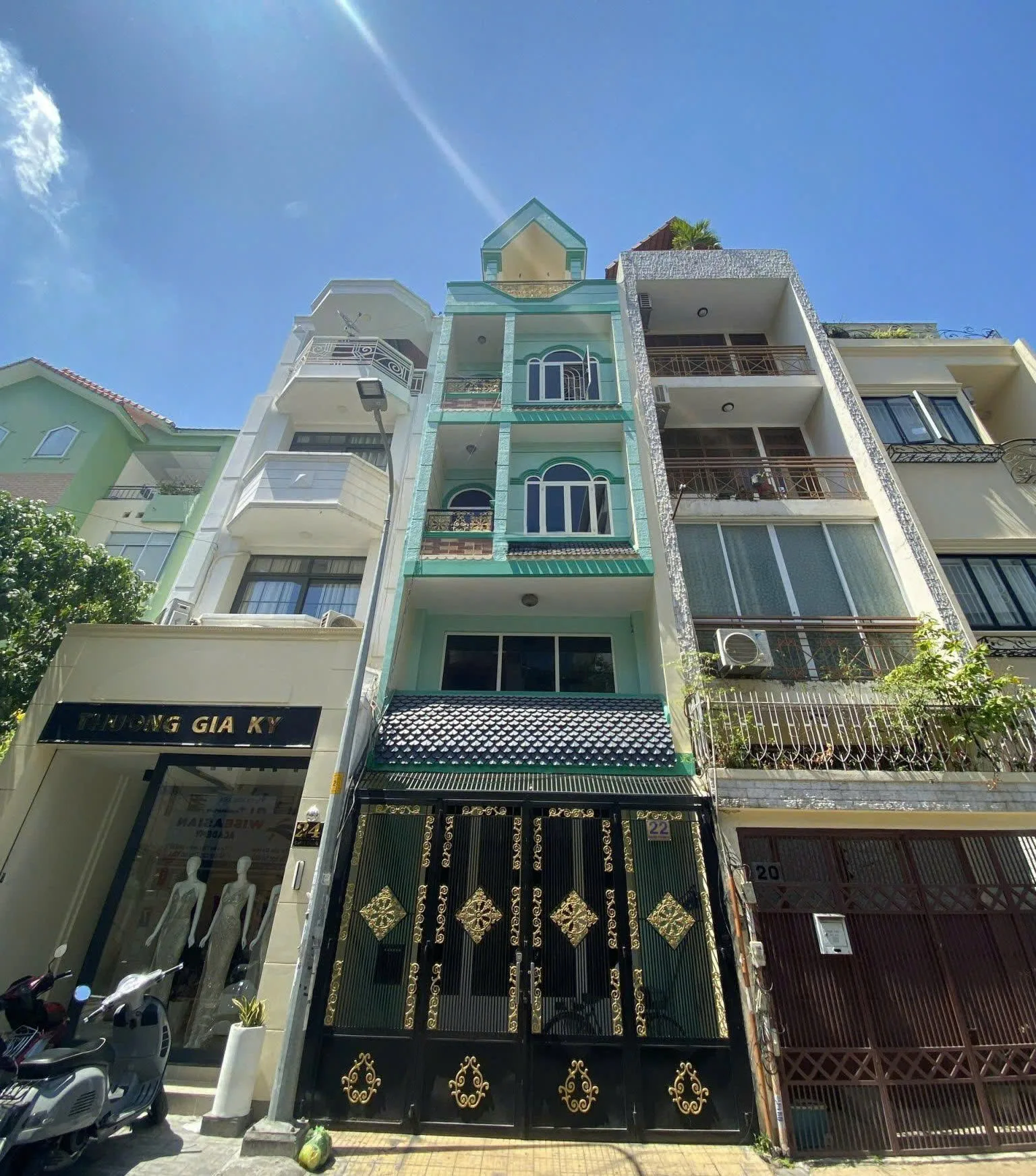 Cho thuê nhà: 22 Đặng Dung, P.Tân Định, Q.1. Giá 58 Triệu