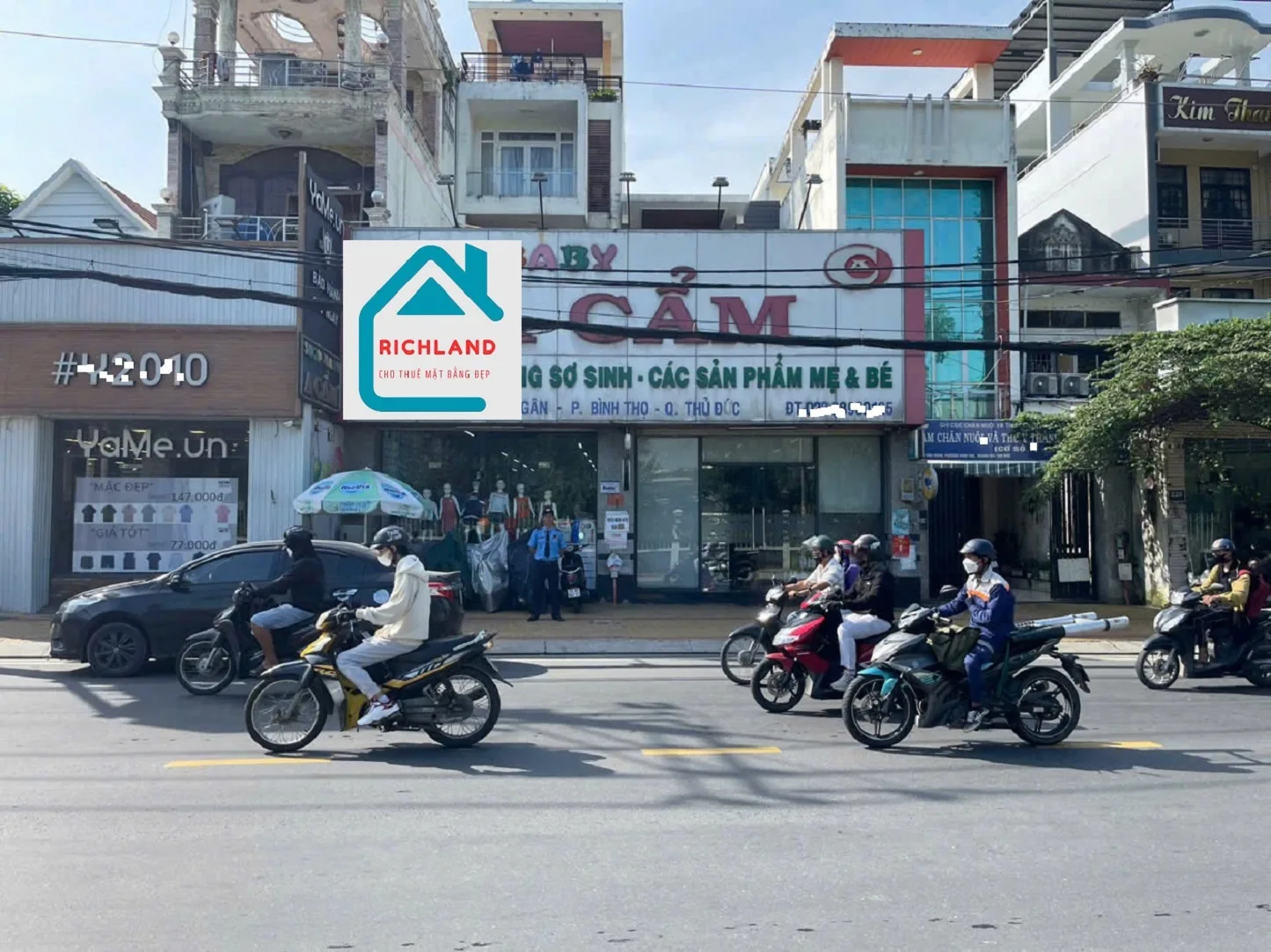 CHO THUÊ NHÀ MẶT TIỀN: 332-334 VÕ VĂN NGÂN, BÌNH THỌ, THỦ ĐỨC. GIÁ 180 TRIỆU