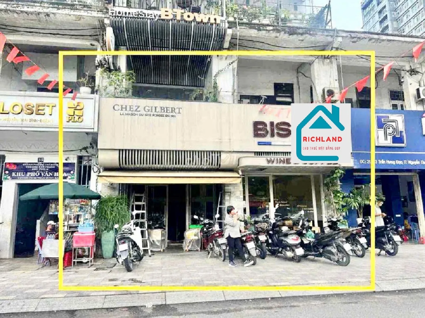 Cho thuê nhà mặt  tiền: 17-19 TRẦN HƯNG ĐẠO, QUẬN 1. Giá 160 triệu