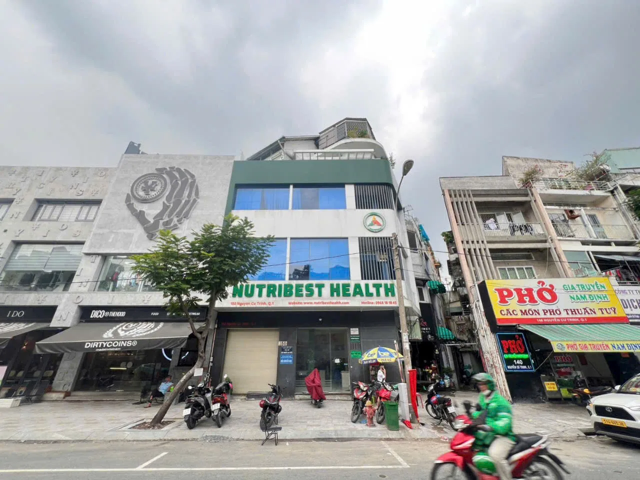 Cho thuê Nhà mặt tiền : 150 Nguyễn Cư Trinh, Quận 1. Giá thuê : 60 triệu/tháng