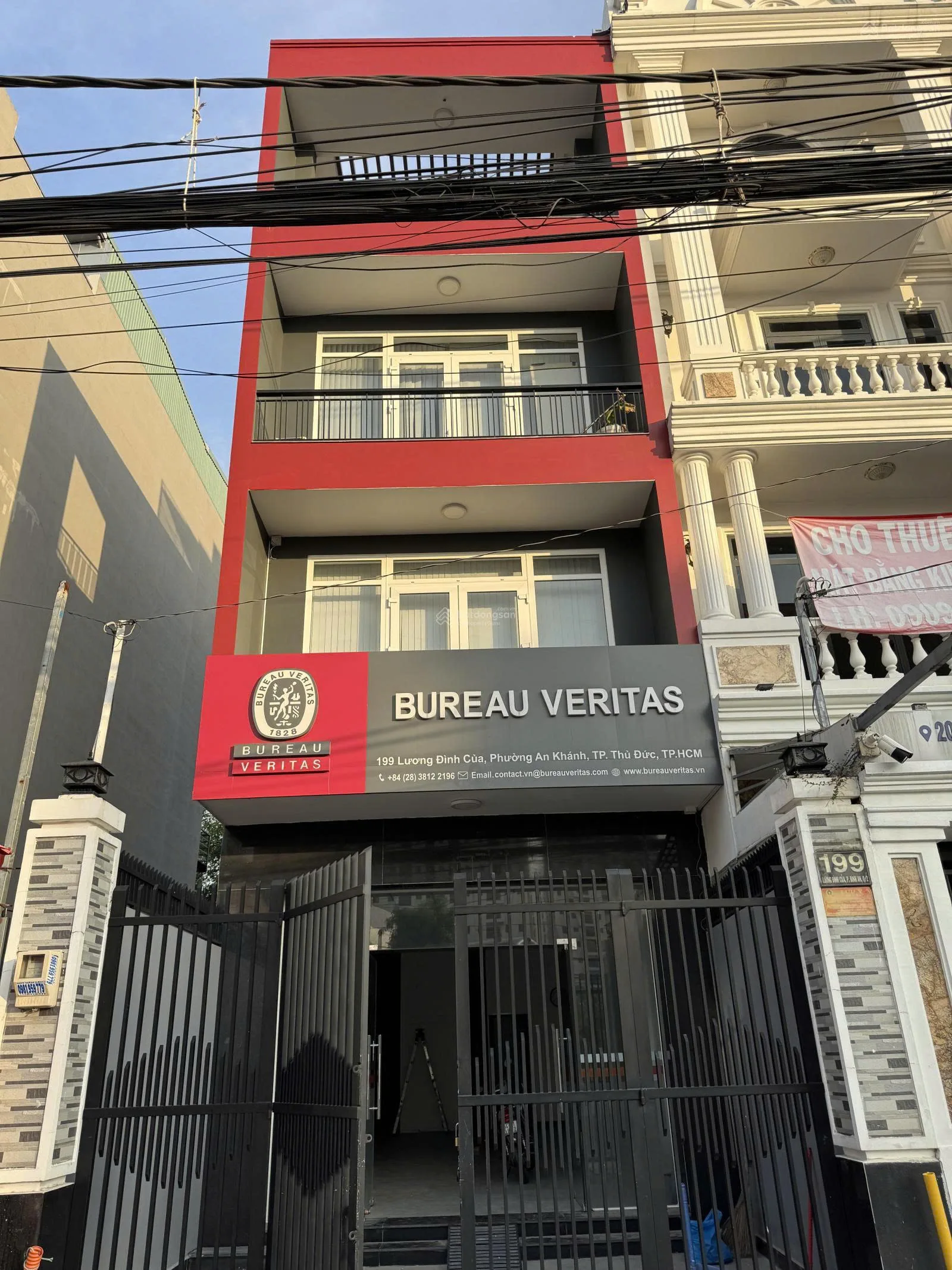 Cho thuê Nhà mặt tiền : 199 Lương Định Của, Quận Thủ Đức. Giá thuê : 65 triệu/tháng