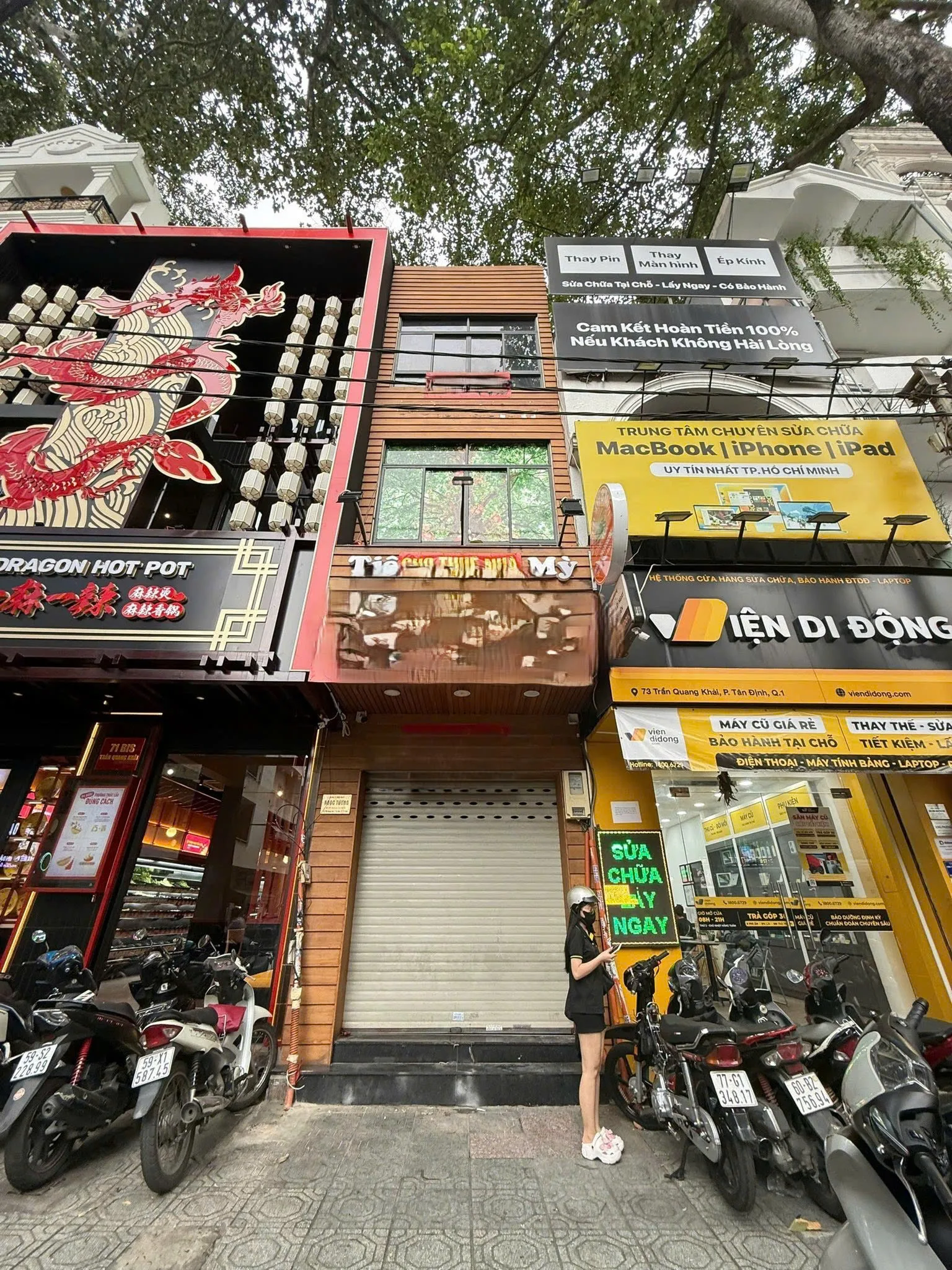 Cho thuê Nhà : 73A Trần Quang Khải, Quận 1. Giá thuê : 33 triệu/tháng