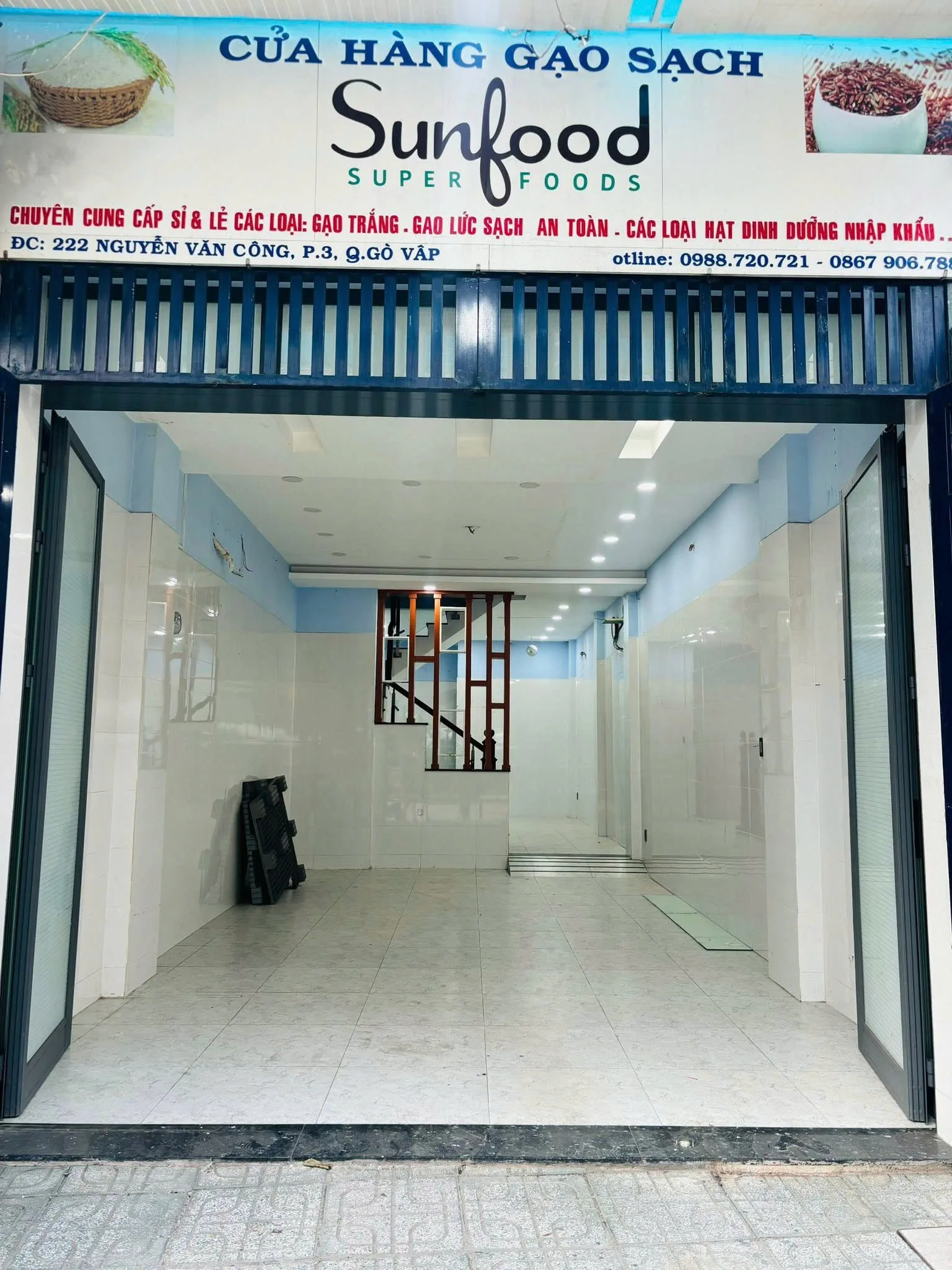 Cho thuê Nhà mặt tiền : 222 Nguyễn Văn Công,  Quận Gò Vấp. Giá Thuê : 27 triệu/ tháng