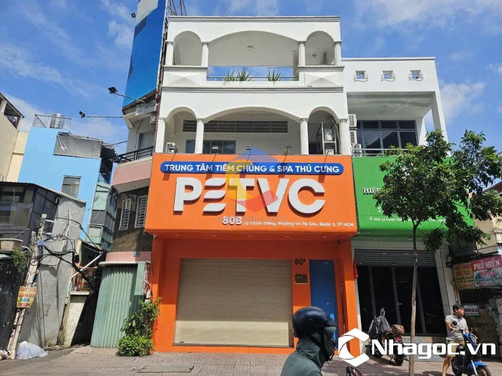 Cho thuê Nhà mặt tiền : 146E Bis Lý Chính Thắng, Quận 3. Giá thuê : 50 triệu/tháng