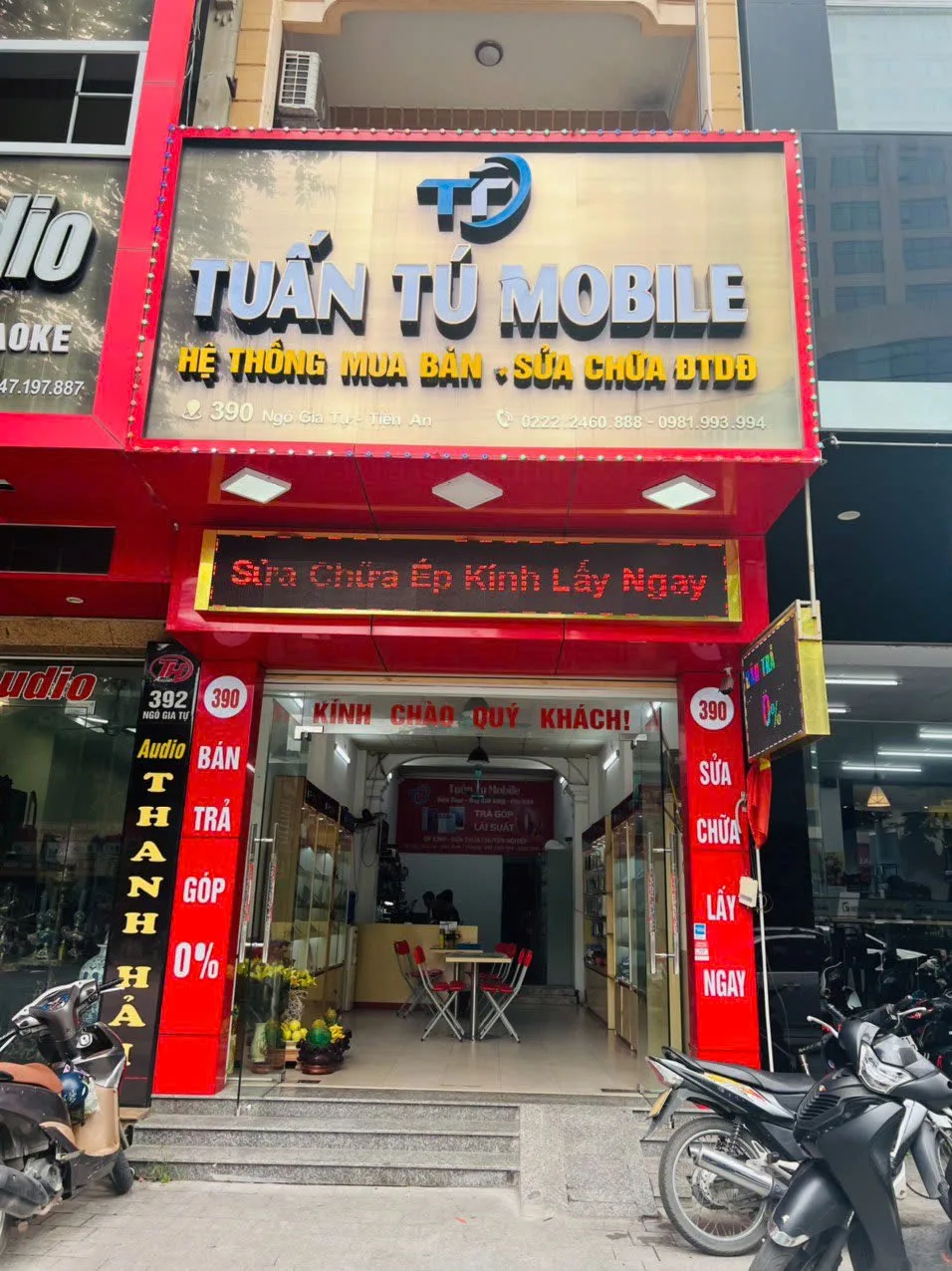 Cho thuê Nhà mặt tiền : 390 Ngô Gia Tự, Phường 4, Quận 10. Giá thuê : 55 triệu/tháng