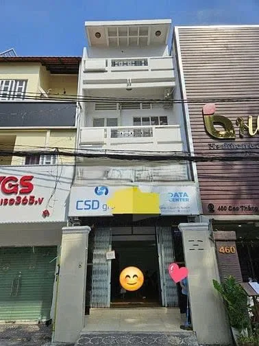 Cho thuê Nhà : 462 Cao Thắng, Phường 12, Quận 10. Giá thuê : 37 triệu/tháng