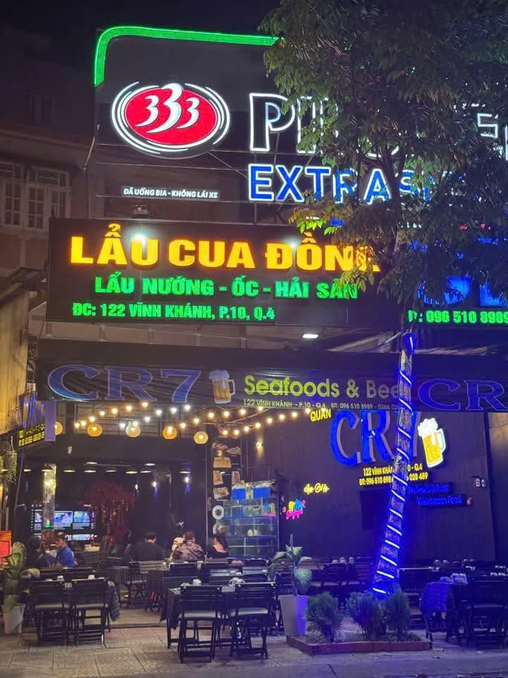 Cho thuê Nhà mặt tiền : 122 Vĩnh Khánh, Quận 4. Giá thuê : 80 triệu/tháng