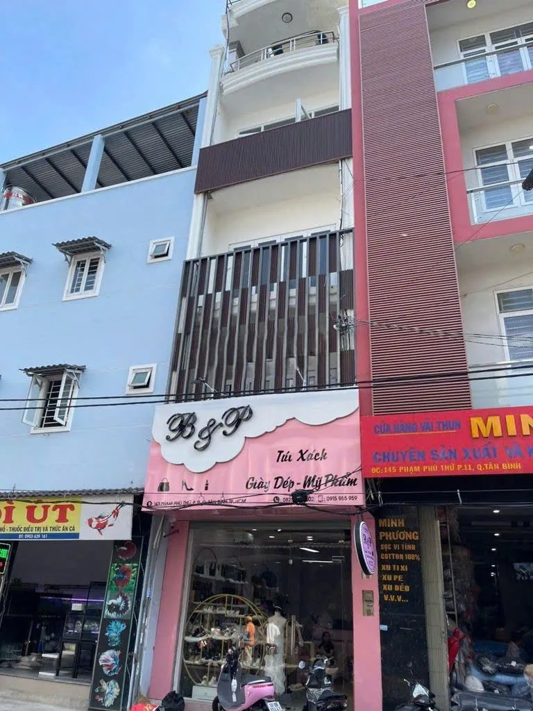 Cho Thuê Nhà : 143 Phạm Phú Thứ, Phường 11, Quận Tân Bình. Giá thuê : 20 triệu/tháng