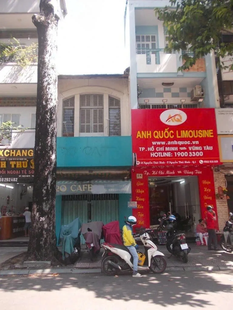 Cho thuê Nhà mặt tiền : 20 Nguyễn Thái Bình, Quận 1. Giá thuê : 35 triệu/tháng