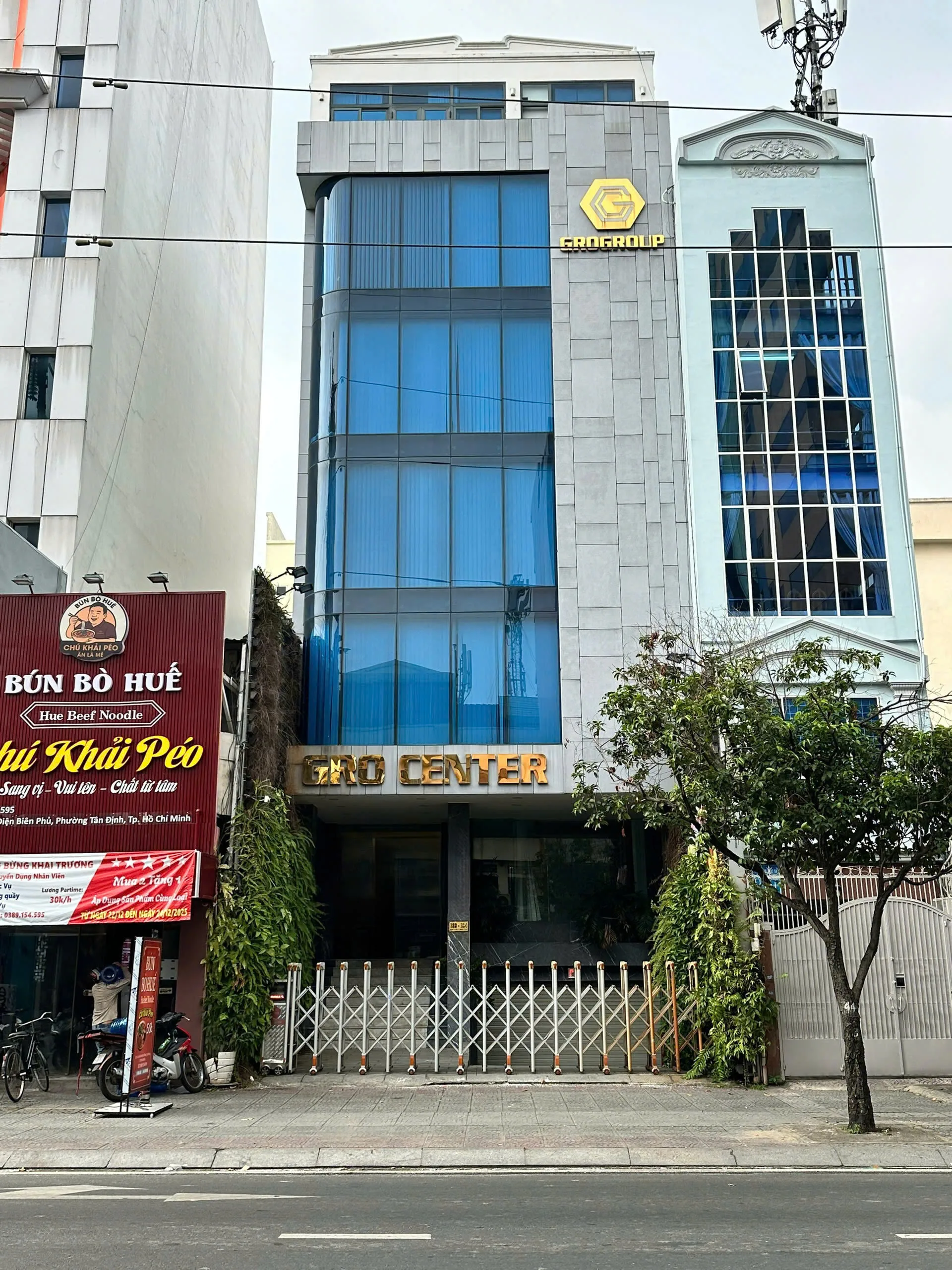 Cho thuê tòa nhà – 132–134 Điện Biên Phủ, Quận 1. Giá thuê: 8.000 USD/tháng