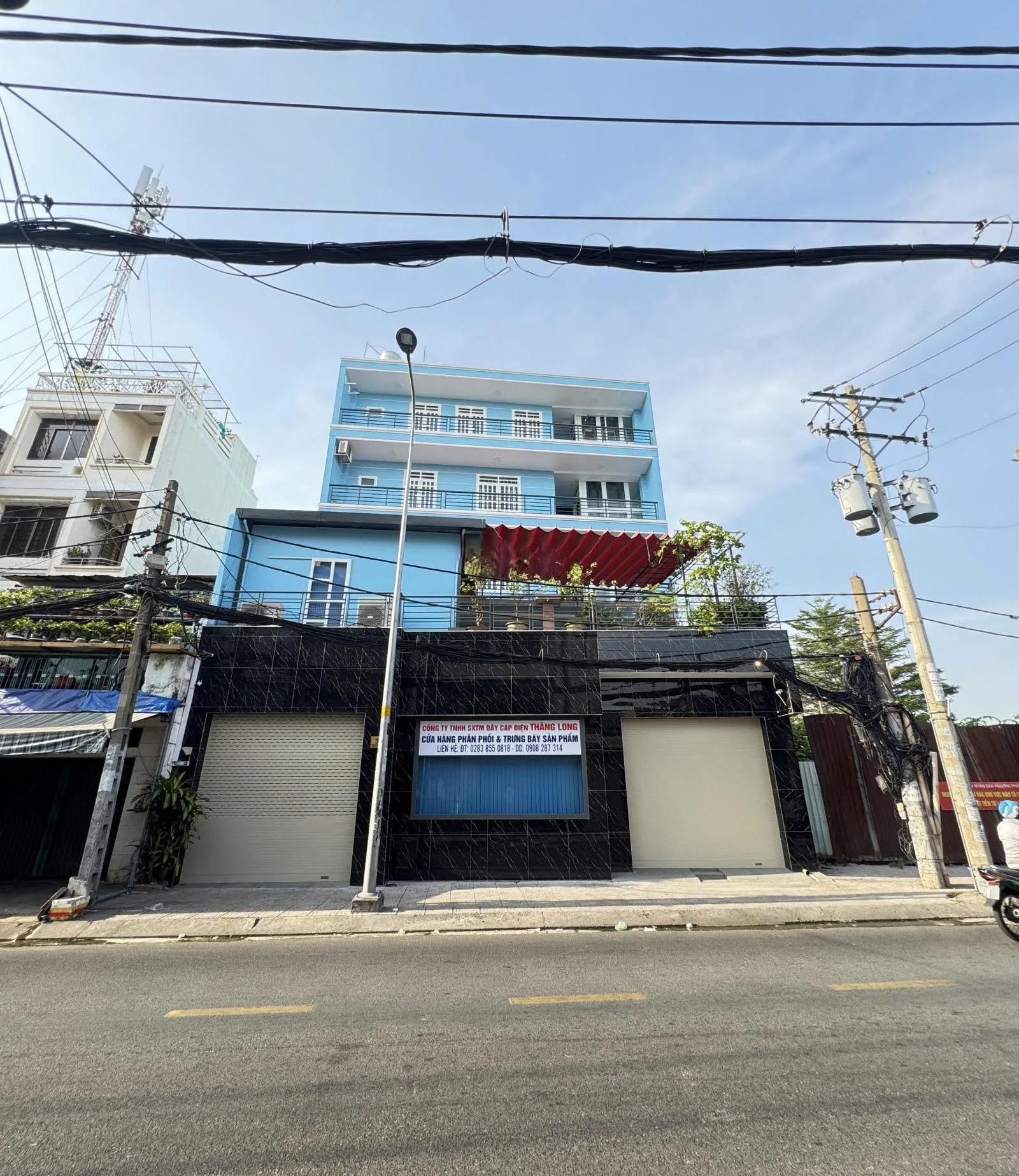 Cho thuê Nhà mặt tiền : 54 Đặng Nguyên Cẩn, Phường 14, Quận 6. Giá thuê : 50 triệu/tháng