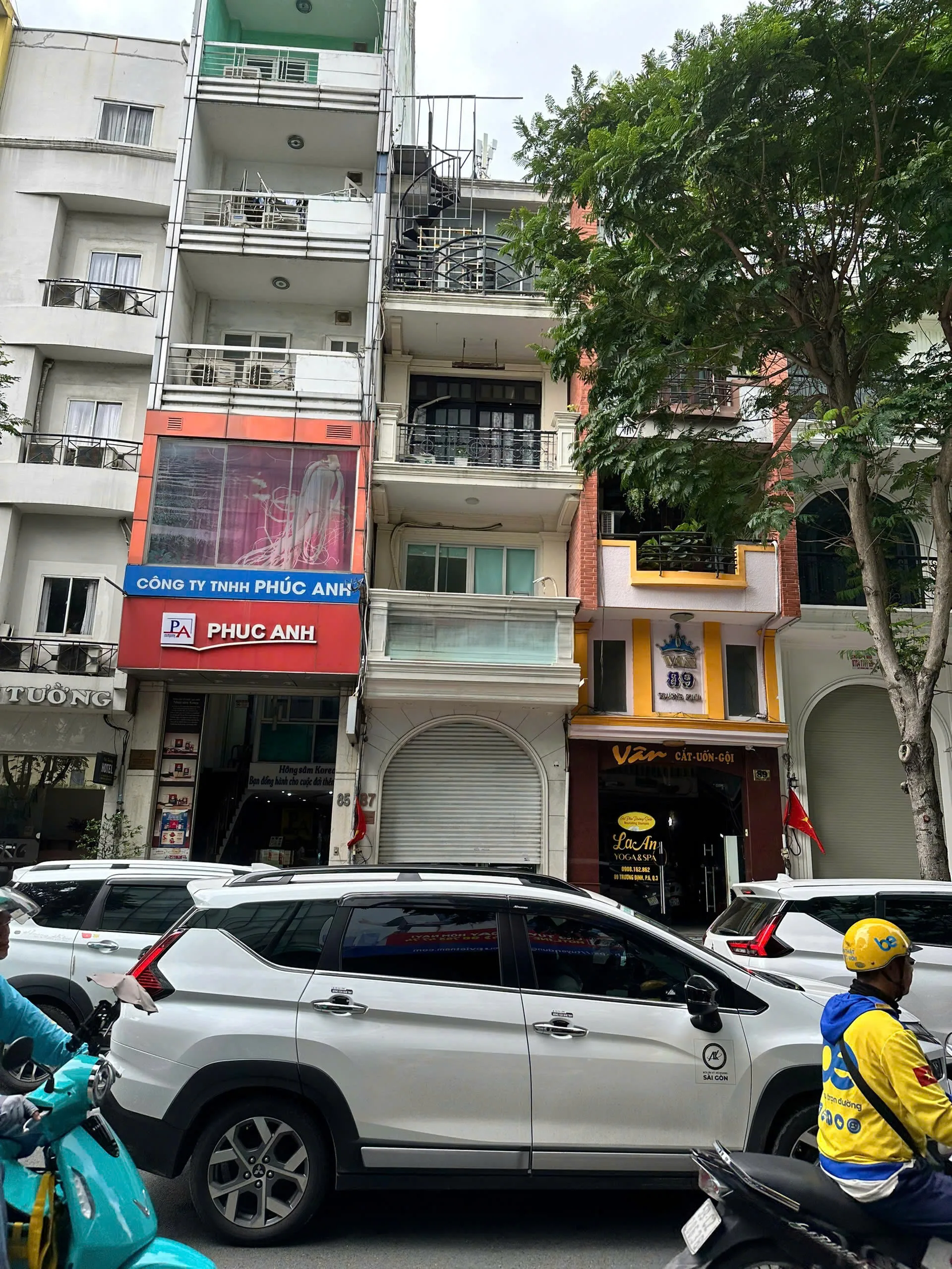 Cho thuê Nhà mặt tiền : 87 Trương Định, Phường 6, Quận 3. Giá thuê: 80 triệu/tháng