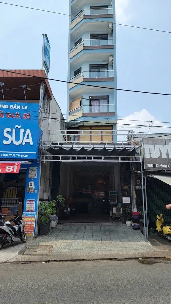 CHO THUÊ BUILDING MẶT TIỀN :  203 GÒ XOÀI, PHƯỜNG BÌNH HƯNG HÒA A, QUẬN BÌNH TÂN. GIÁ THUÊ : 55 TRIỆ