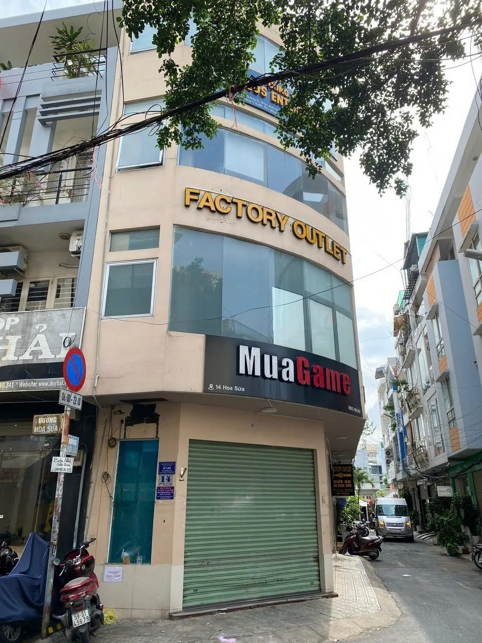 Cho thuê Nhà Góc 2 mặt tiền : 14 Hoa Sữa, Quận Phú Nhuận. Giá thuê: 45 triệu/tháng